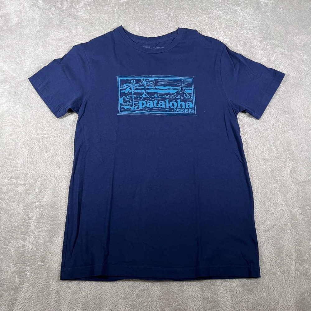 Patagonia Pataloha Honolulu Graphic T-Shirt Women Small Slim Fit Organic‎ Cotton
